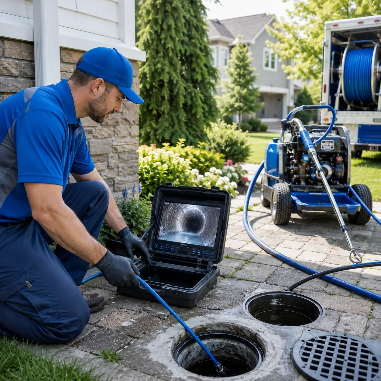 Outdoor drain cleaning professionals serving Galliano, LA